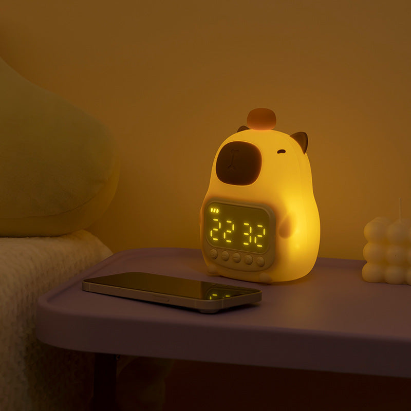 Populaire Capybara Silicone réveil réveil nuit lumière