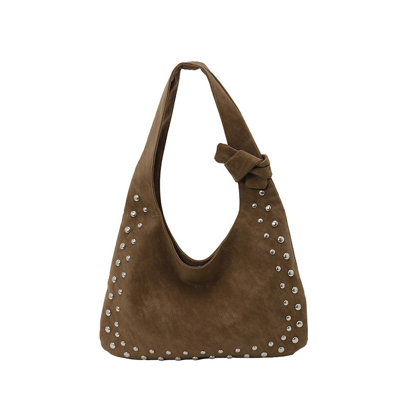 Sac à bandoulière vintage de grande capacité à la mode