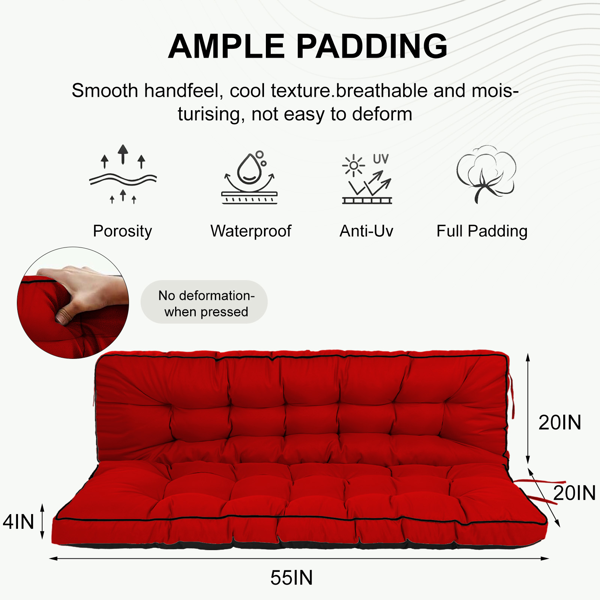 Outdoor Swing Cushions 55 Inch