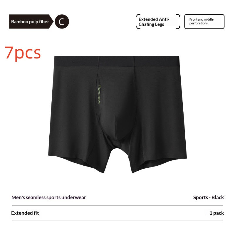 Sous-vêtements sport de longue durée pour hommes Bamboo Pulp Fiber