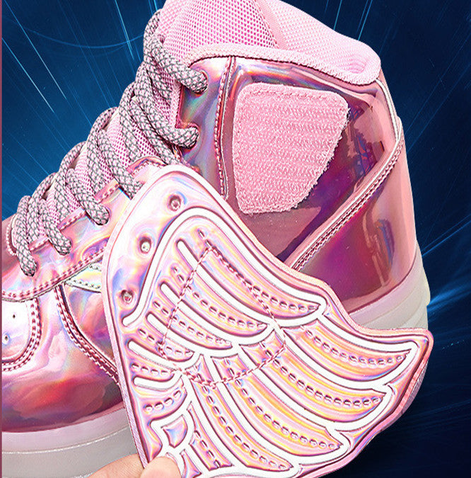 Double Roue Led Lumière Chaussures Roue Étudiant Roller Patins