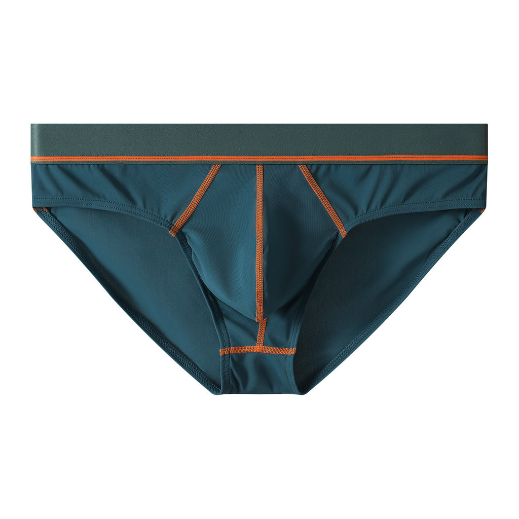 Slips pour hommes Confortable Silk glacé Low-rise Sexy