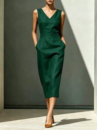 Femmes Mode Robes de couleur solide