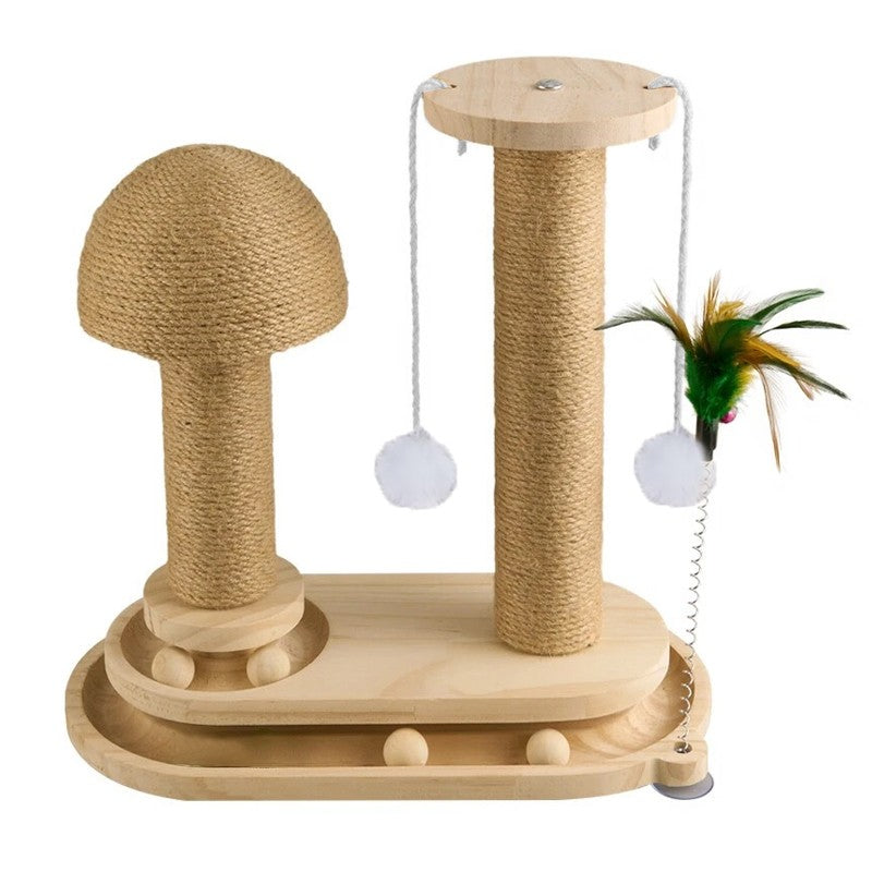 Grand arbre de chat Écrasement post Pet Climbing Tower Post Kitten Centre d'activités