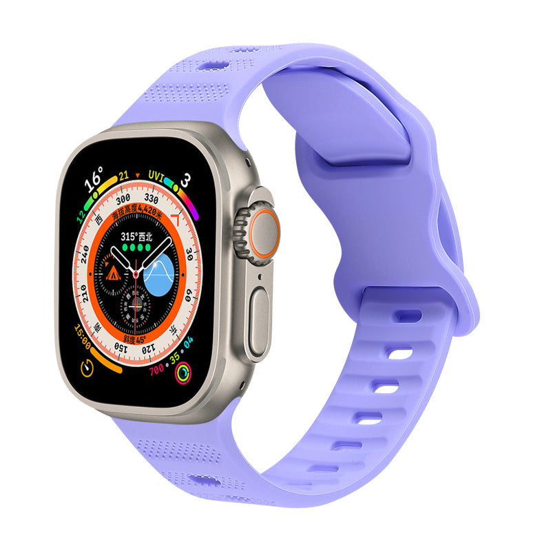 Couple Solid Color Montres de sport monochrome bracelet en silicone