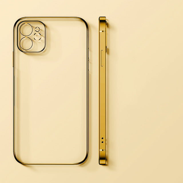 Étui de téléphone mobile ultramince transparent