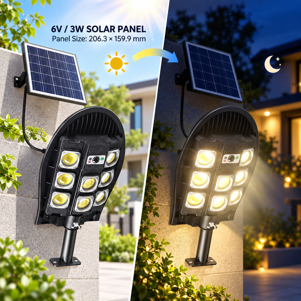 Solar Powered Motion Sensor COB Garden Light W7102B 3 Green For Yard Decoration LED Landsc
