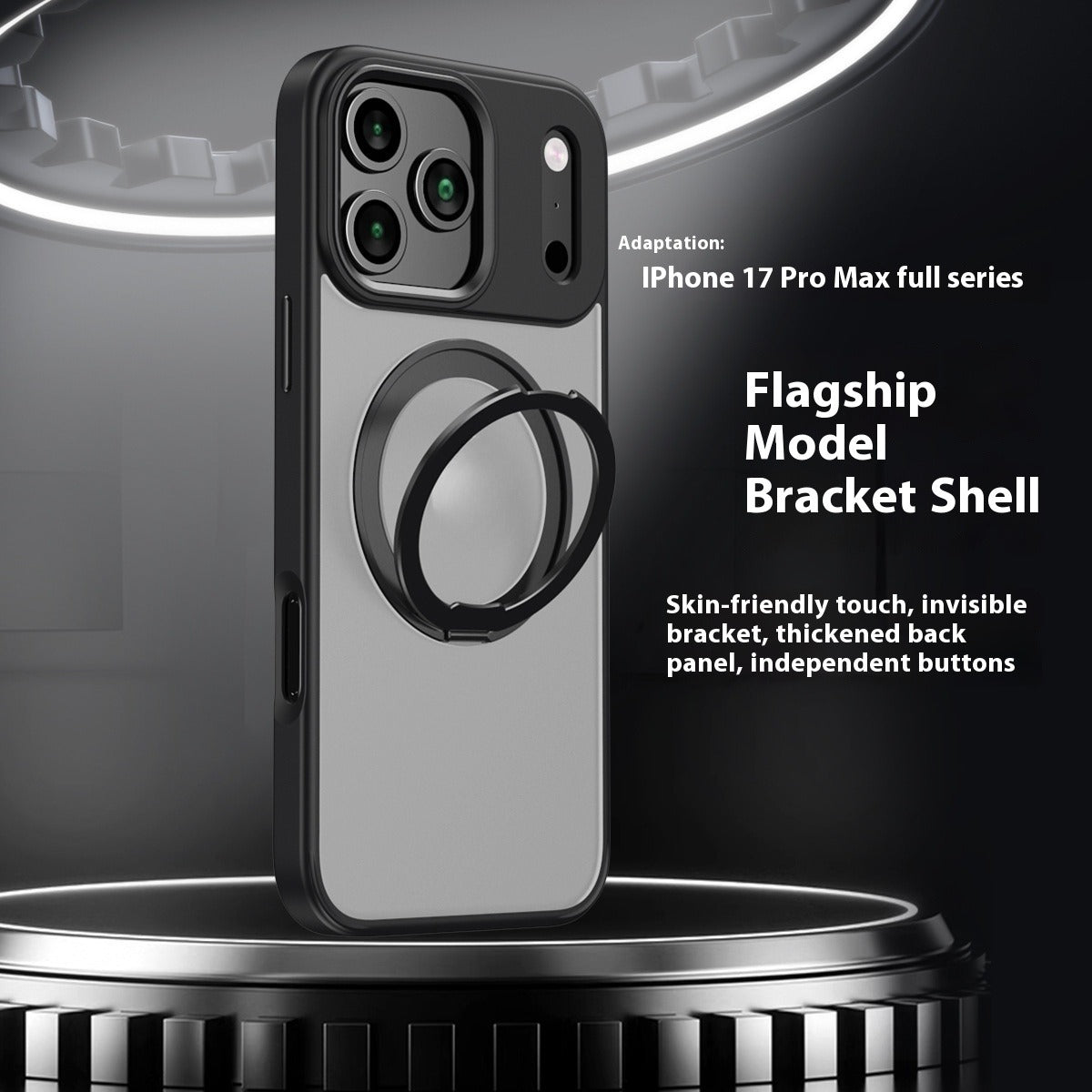 360 Support rotatif pour IPhone17promax boîtier de téléphone magnétique
