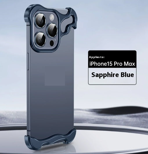 Boîtier de téléphone en métal en forme spéciale