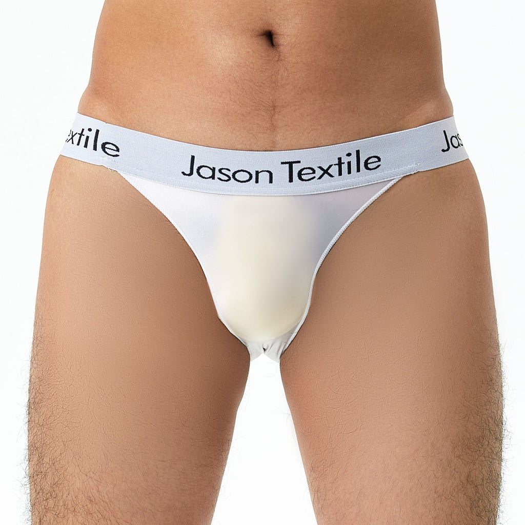 Slip soyeux mince et transparent