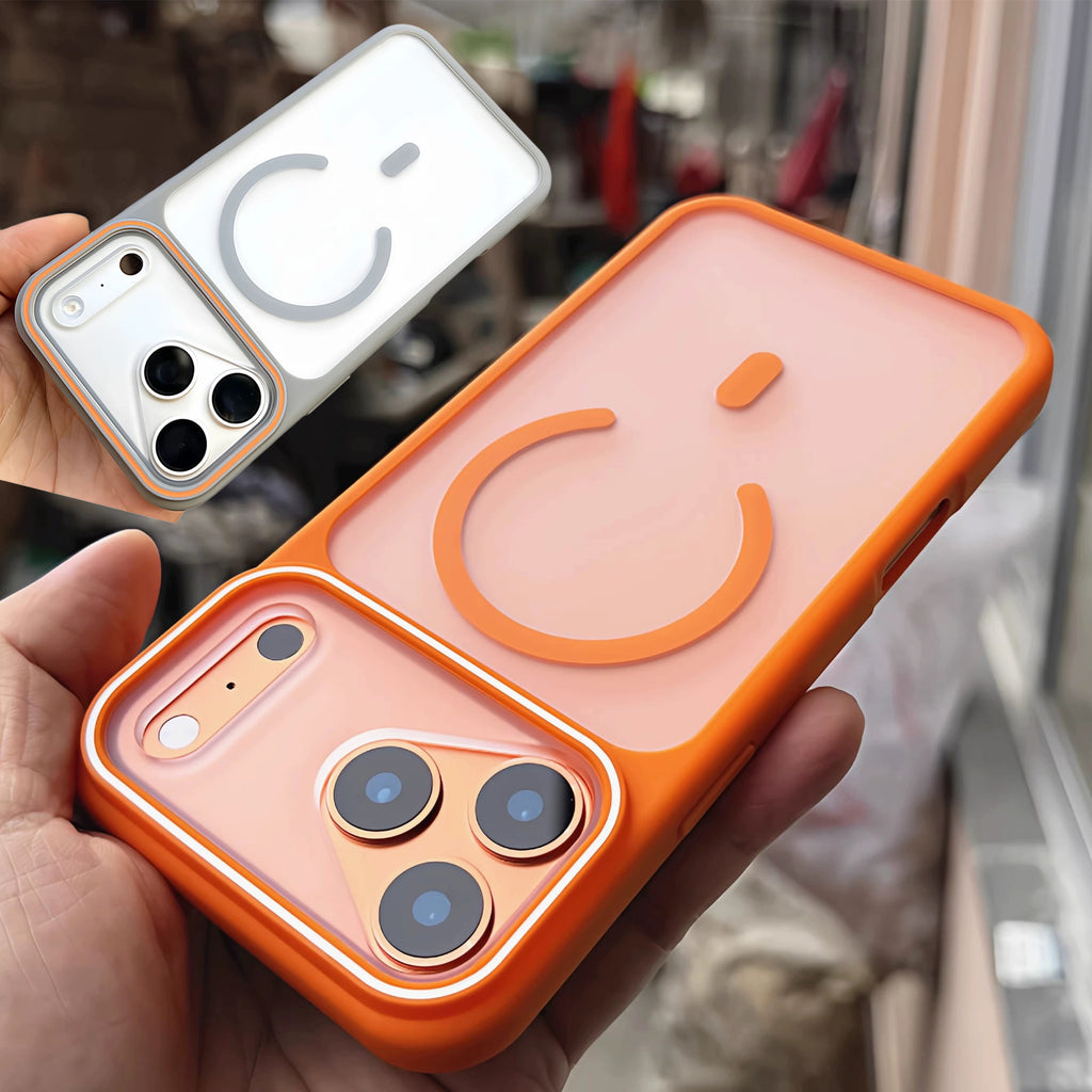 Smartphone grand écran magnétique Matte cas résistant à la goutte