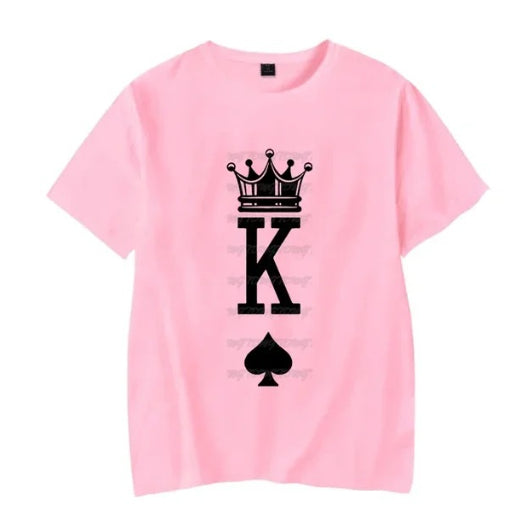 Couple Matching T Shirts Hommes et Femmes Valentines Jour Couple T Shirts Trendy