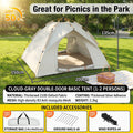 2-3 Man UK Outdoor Automatic Double Layer Up Camping Tente Imperméable