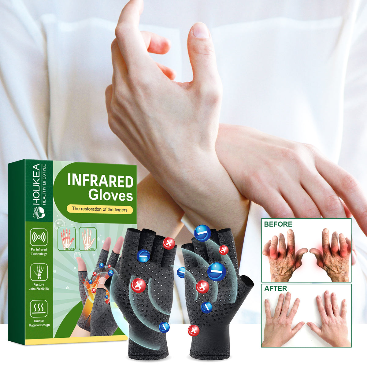 Gants articulés 1 Boîte à paires