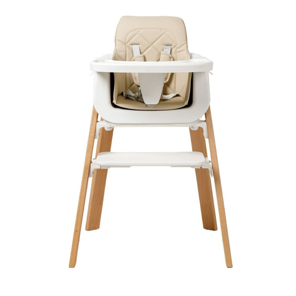 Chaise pour bébé réglable en bois massif
