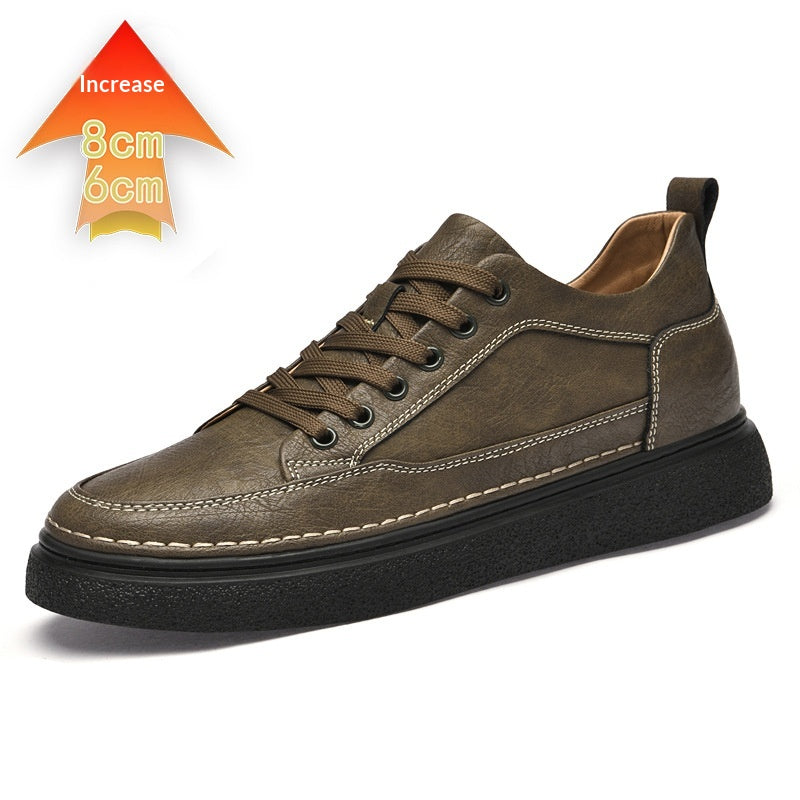 Chaussures homme d'automne avec un ascenseur de talon caché