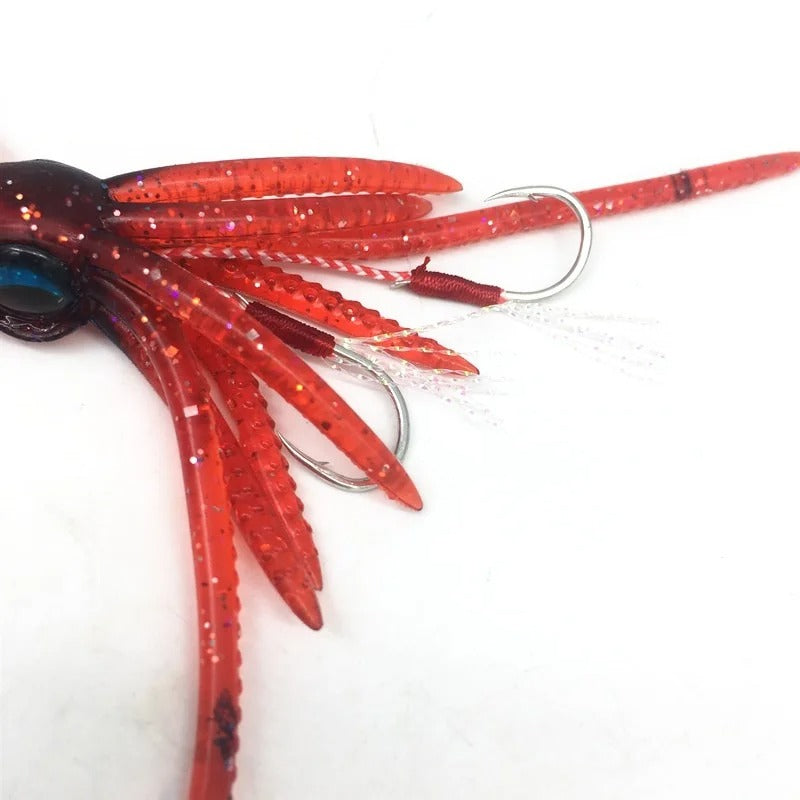 Handmade Luminous Squid Simulation Jig Hook