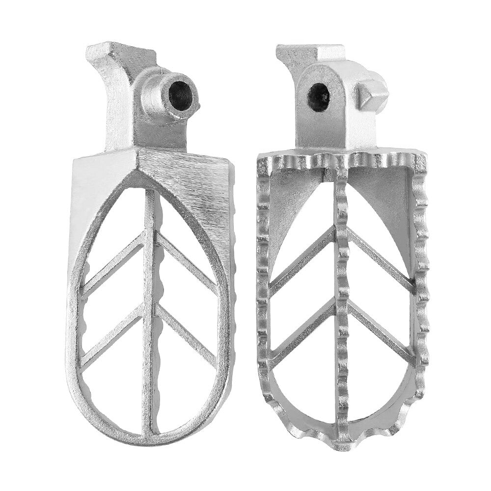 Convient pour H Onda K Awasaki Pair moto pied avant repose-pieds en acier inoxydable
