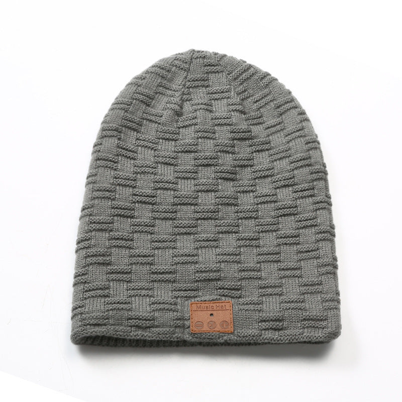 Binaural Music Call Stereo Warmth Chapeau d'écoute Bluetooth amovible et lavable