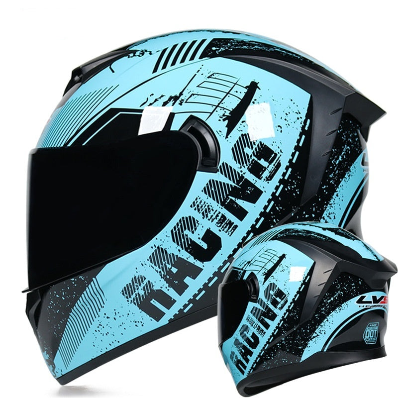 Casque de moto à double objectif pour hommes et femmes