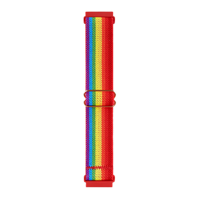 Bracelet tissé en polyester élastique à libération rapide