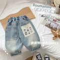 Mode Personnalisé Jeans occasionnels pour enfants Impression