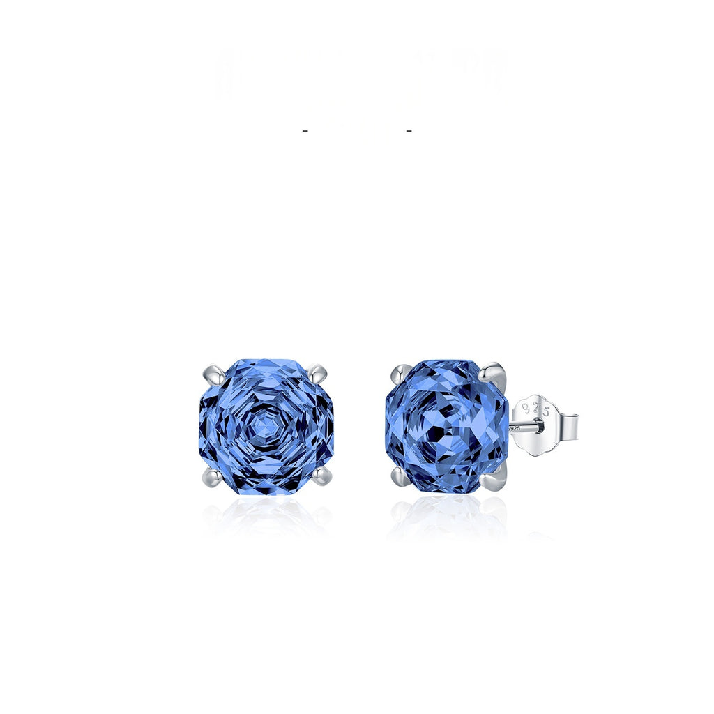 Boucles d'oreilles en diamant brillant taille rose Unisex Accessoire