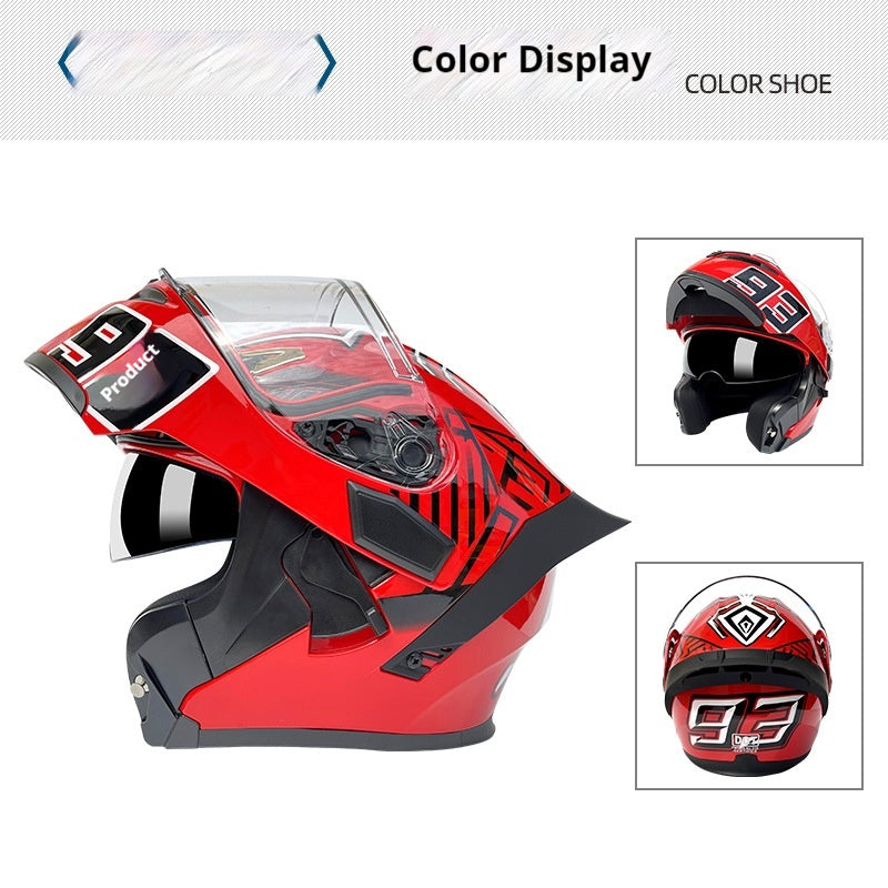 Personnalisé Big Tail Knight Sécurité Quatre saisons Casque universel