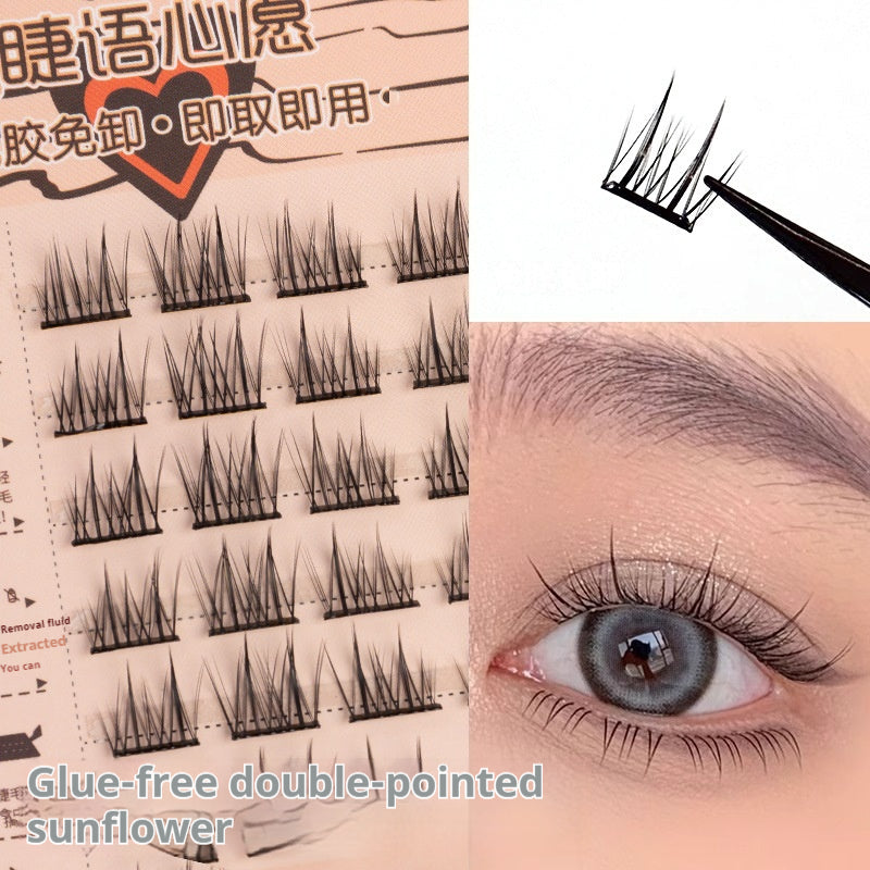 Double pointe sans colle SUNFLOWER Lazy Faux cils