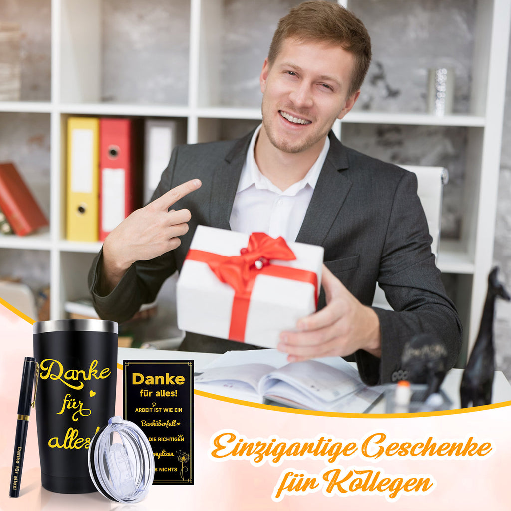 ?Merci pour tout. Ensemble de tasses thermales - Ensemble de cadeaux complet avec tasse