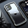 Lentille anti-drop tout inclus Silicone boîtier de téléphone transparent