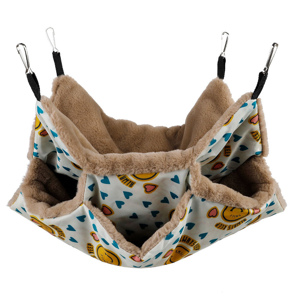 Animaux de compagnie Cage Hammock Guinée Pig Rat Hammock Tunnel écureuil Jouets Ferret Lit suspendu pour petit