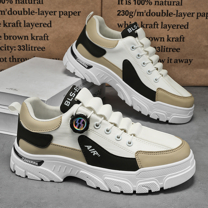 Chaussures de travail respirantes extérieures bas-top résistant à l'abrasion avec boucles rotatives