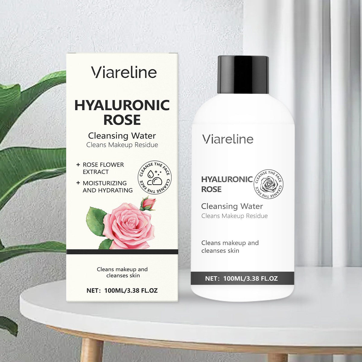 VIARELINE Rose Démaquillant Eau