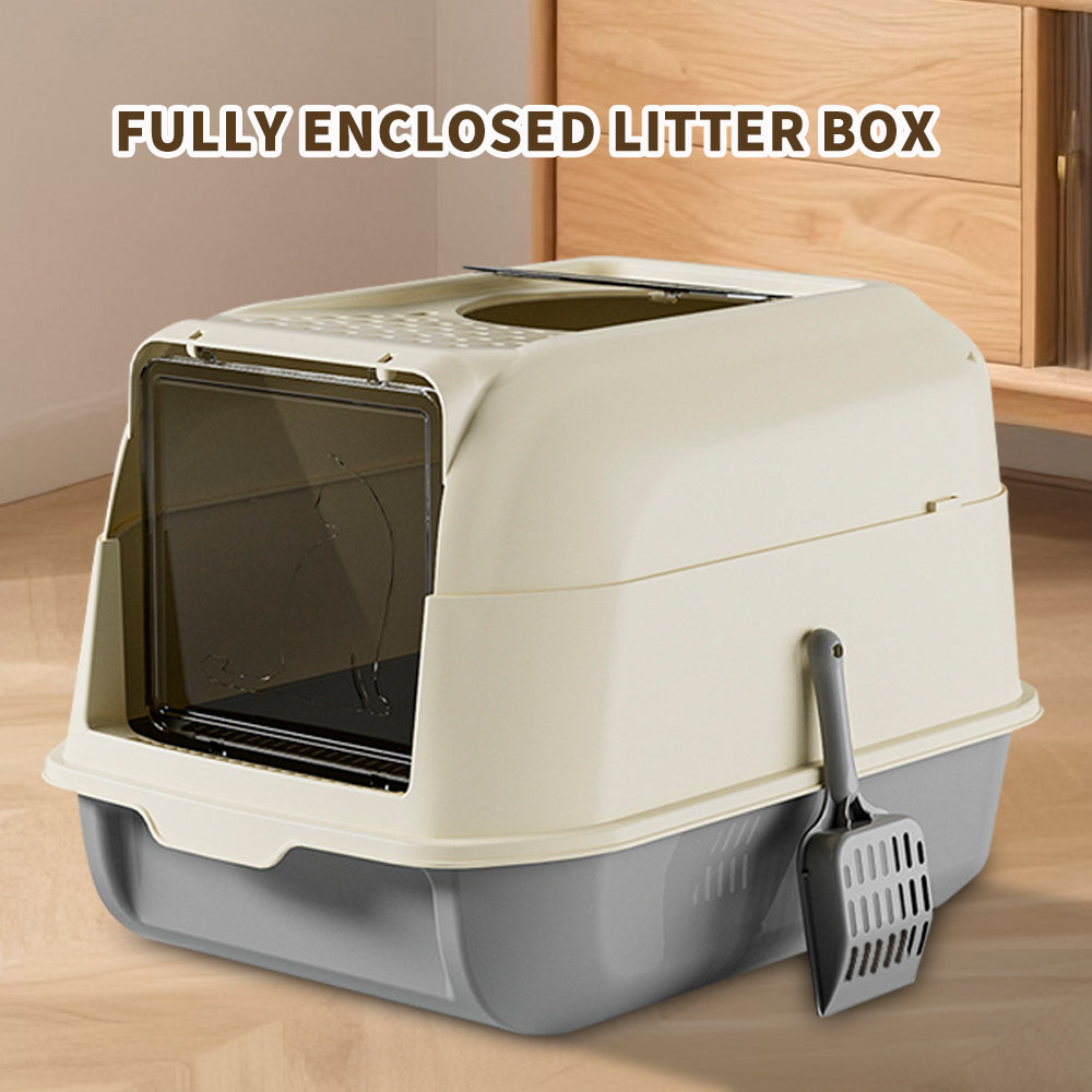 Uniquement prise de soi---Double porte Cat Litter Box
