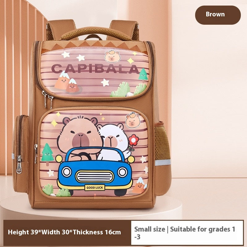 Capabala Etudiant de l'école primaire Grande capacité Mignon sac scolaire pour enfants
