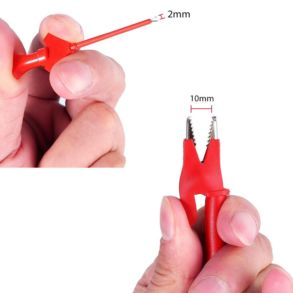 23Pcs Multimeter test leads Kit Silicone Sonbe Clips Alligator Banana Plug Tool
