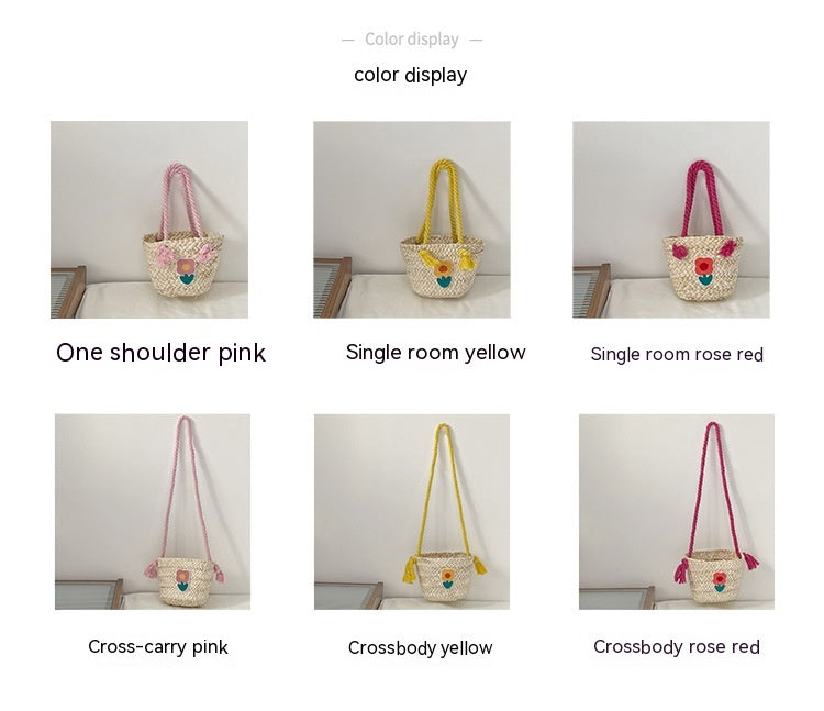 Sac de messager tricoté pour enfants