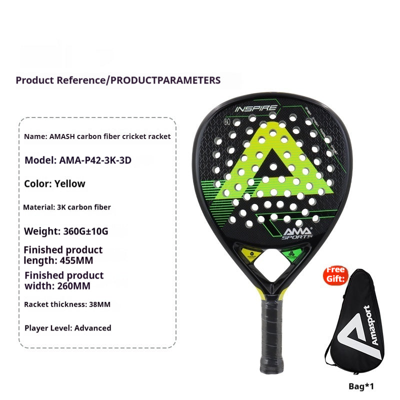 Raquette de tennis en fibre de carbone Cage Style