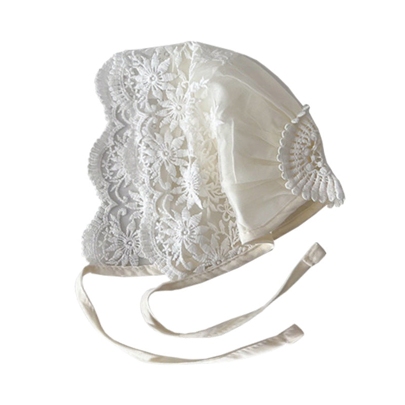 Nouveau-né Court Lace Princess Hat Baby Hat