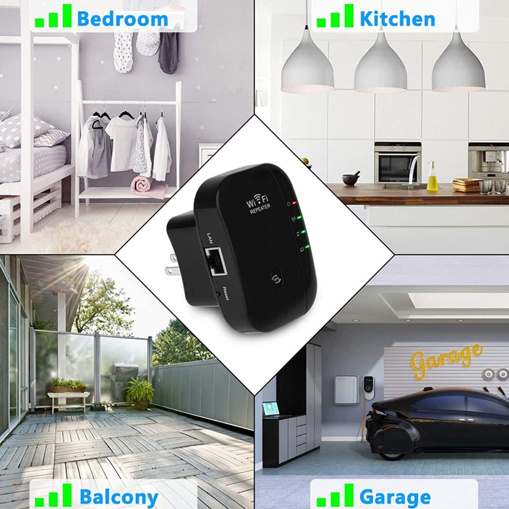 Amplificateur de signal sans fil de répéteur Wifi Enhancer réseau étendu EU US Home Router 300m T