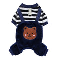 Vêtements de quatre jambes en flanelle épaississante pour animaux de compagnie