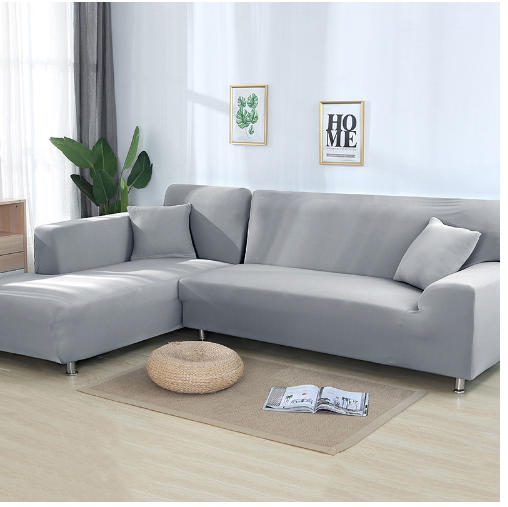 Couverture de canapé stretch encastrée universelle en L