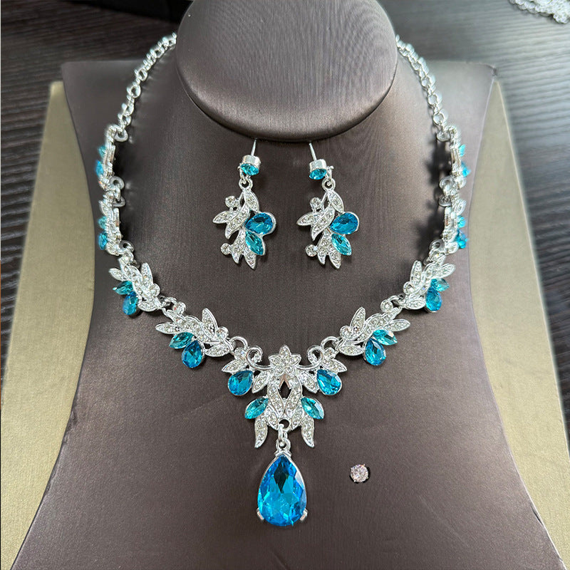 Bijoux de mariée Collier et boucles d'oreilles