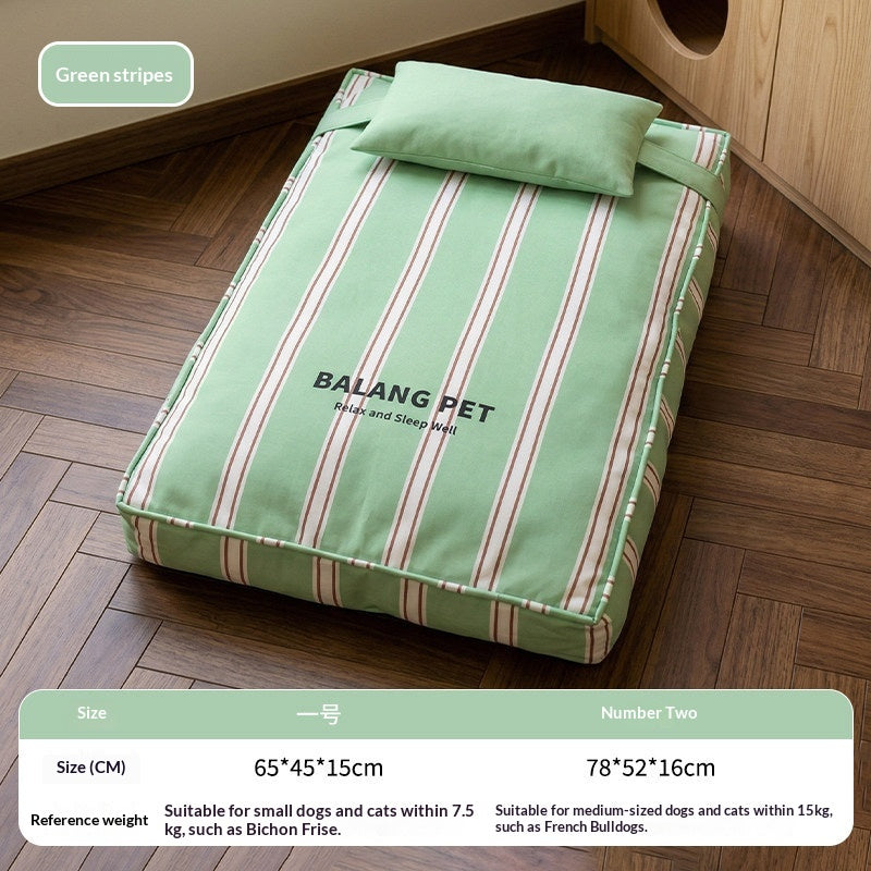 Tapis de chat amovible et lavable Sofa Cat Bed Dog Kennel