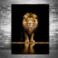 Affiches d'animaux de toile et impression de décoration murale