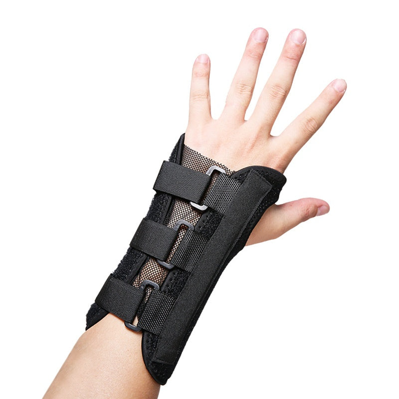 Plaque d'acier supportable Mesh respirant réglable Brace pour le sport et les entorses