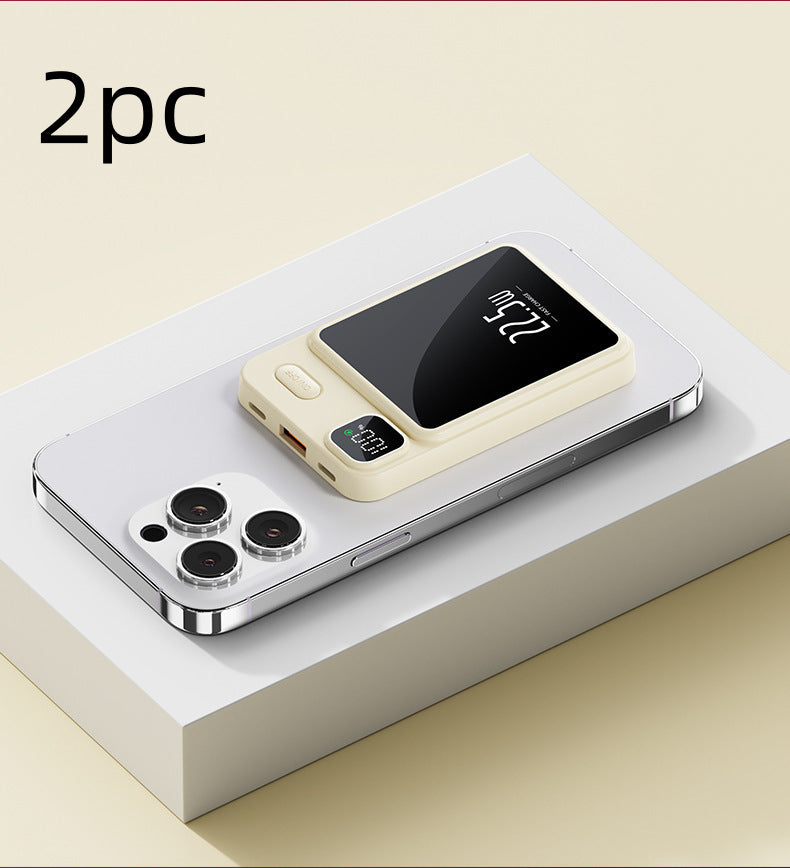 Léger Magnetic Wireless 22W Charge rapide Banque de puissance Charger Alimentation Mobile