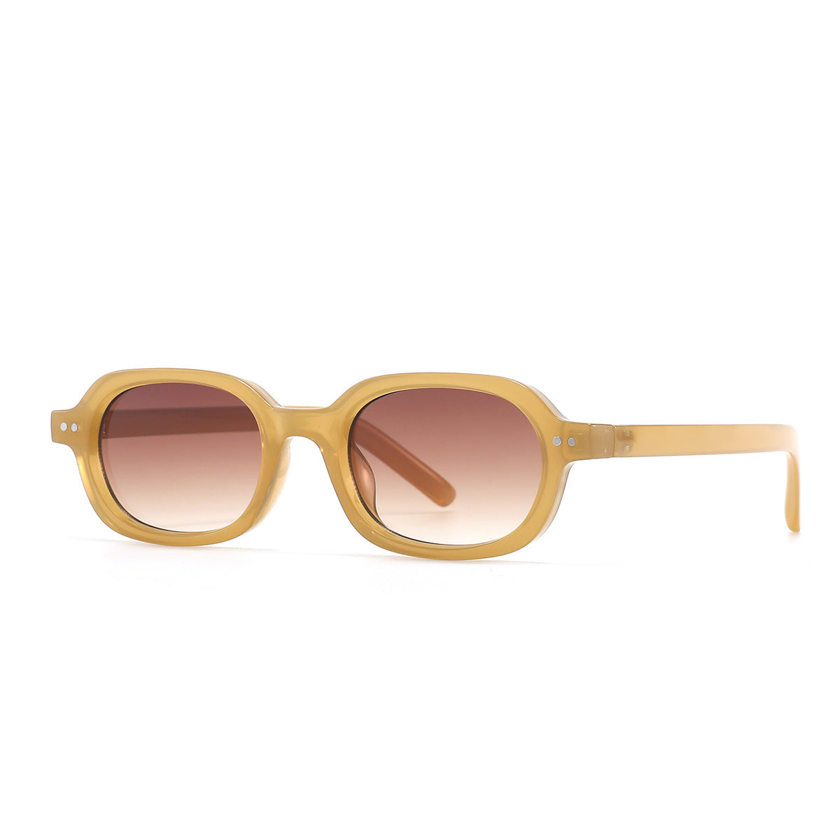 Style Unisexe Rétro Mode Lunettes de soleil de protection UV