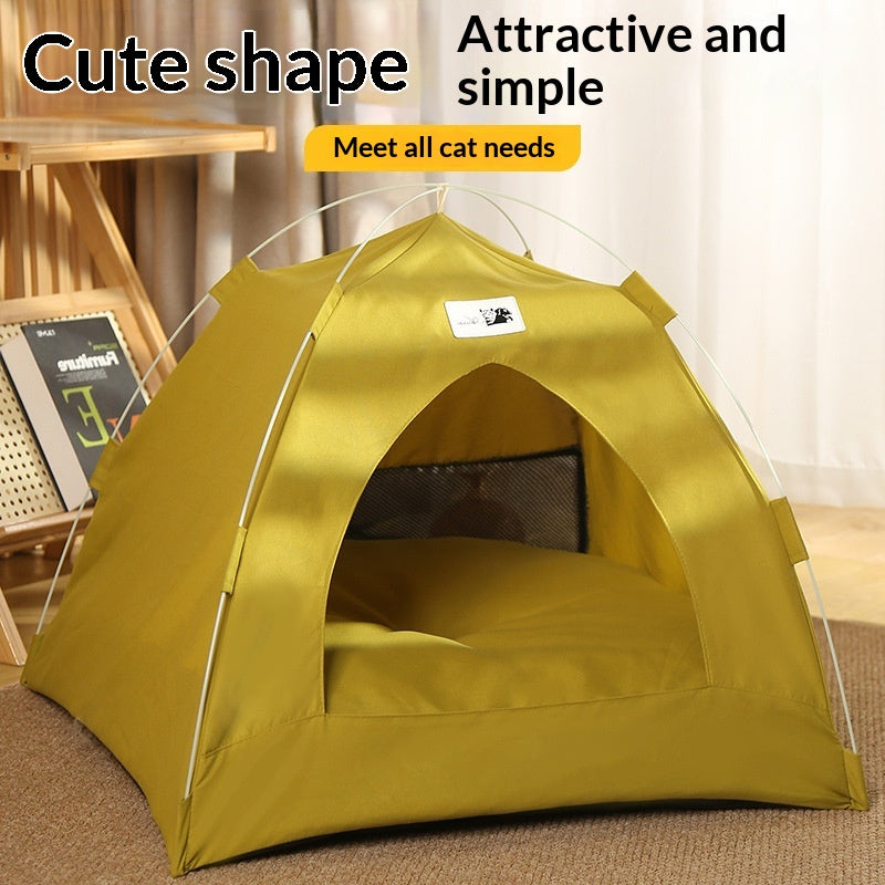 Tente de chien de tente de chat amovible Portable pliable extérieur